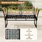 7-Piece Outdoor Lounge Set with Cushions and Bungee Rope Chairs